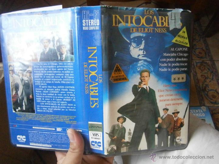 Cine: LOS INTOCABLES-VHS caja grande