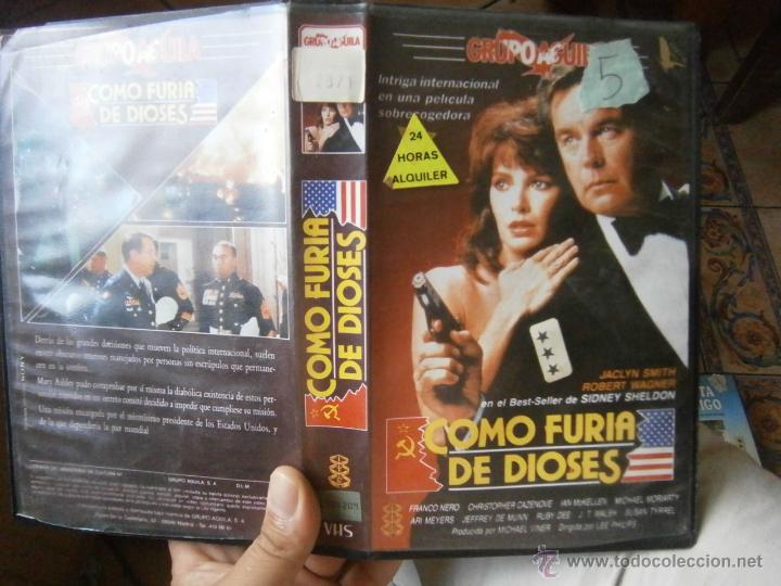 Cine: COMO FURIA DE DIOSES-VHS-VHS-VENTA MINIMA 10 EU