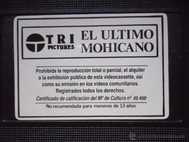 Cine: EL ULTIMO MOHICANO - Foto 4