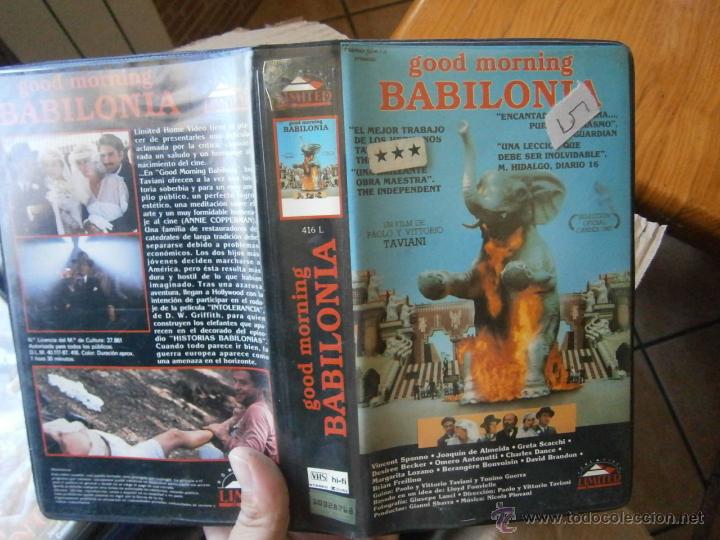 Cinema: GOOD MORNING BABILONIA-VHS
