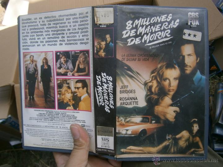 Cinema: 8 MILLONES DE MANERAS DE MORIR-VHS