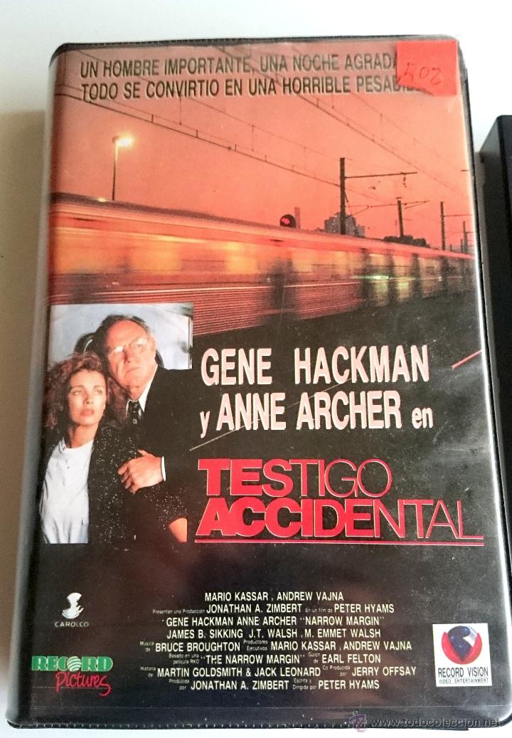 Cine: TESTIGO ACCIDENTAL - GENE HACKMAN - RECORD VISION - Foto 1
