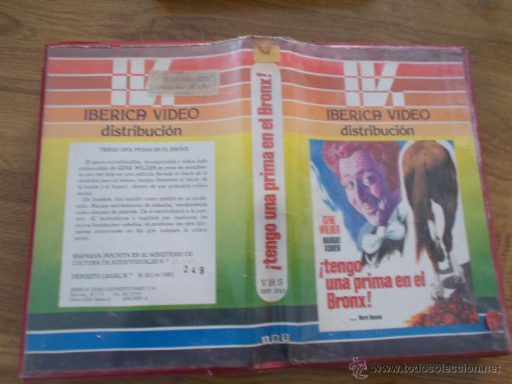 Cine: TENGO UNA PRIMA EN EL BRONX VHS