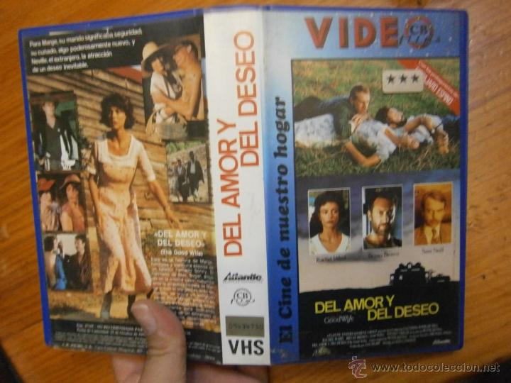 Cine: DEL AMOR Y DEL DESEO-VHS(COMPRA MINIMA 10 EURO---)