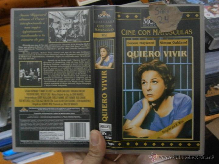 Cine: QUIERO VIVIR-VHS(COMPRA MINIMA 10 EURO---)
