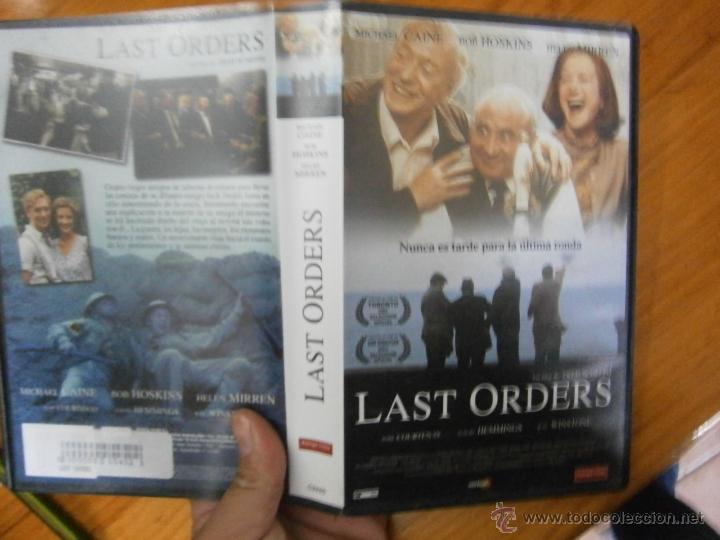 Cine: LAST ORDERS-VHS(COMPRA MINIMA 10 EURO---)