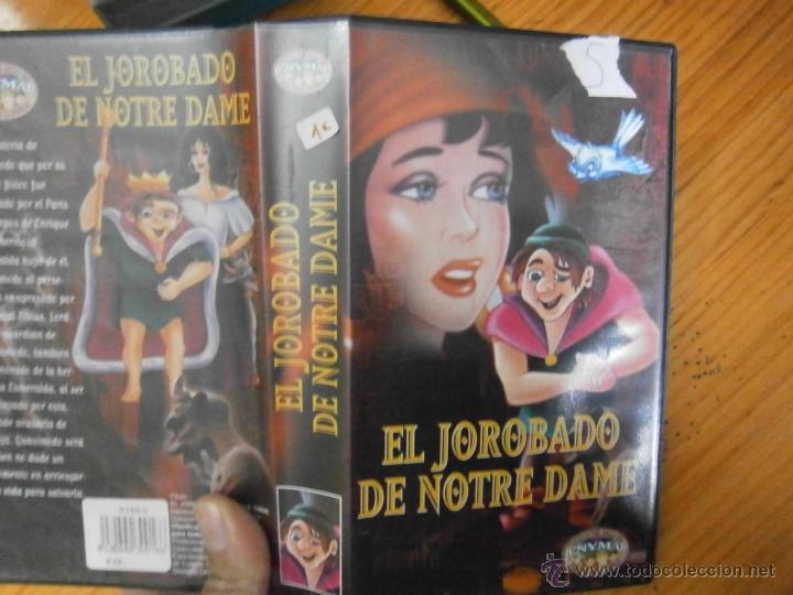 Cine: EL JOROBADO DE NOTRE DAME-VHS(COMPRA MINIMA 10 EURO---)