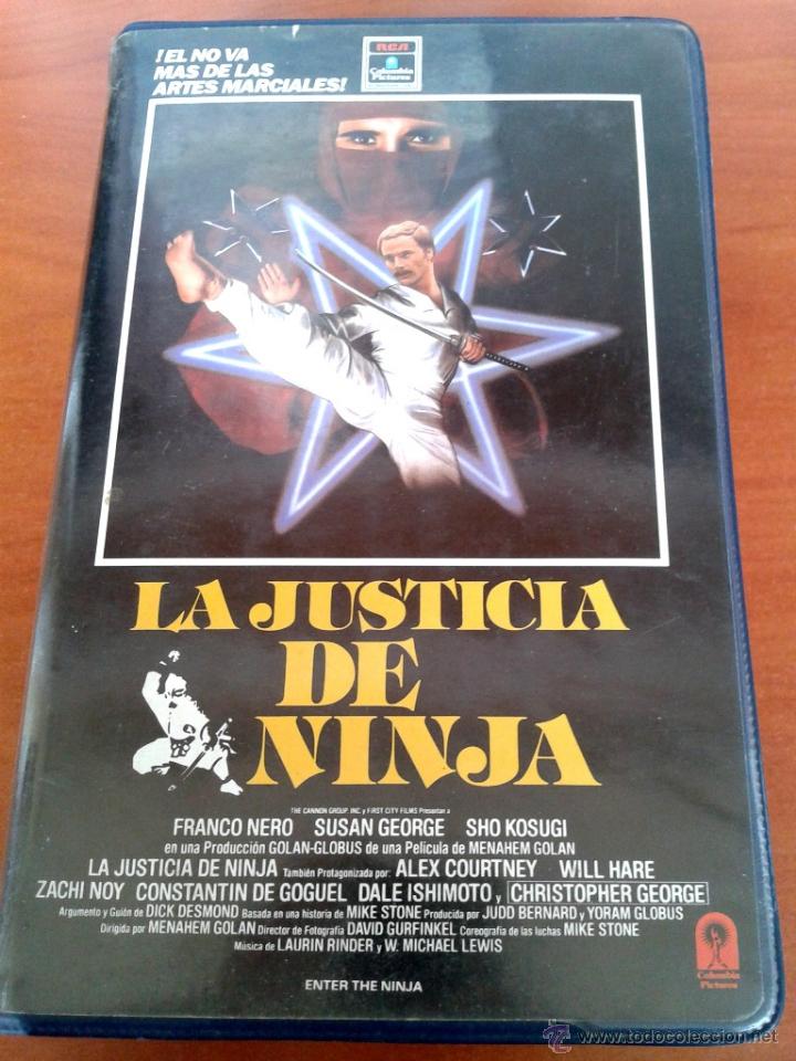 Vhs - la justicia de ninja - franco nero, shô k - Vendido en Venta Directa  - 53601909