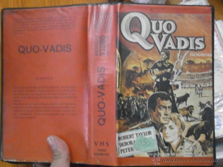 Cine: QUO VADIS-VHS max de 60000 peliculas todos formatos