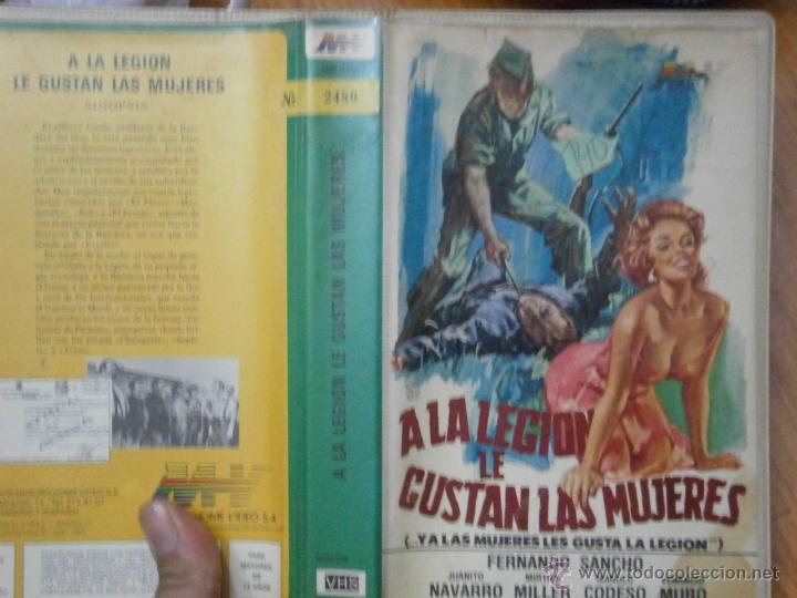 Cine: A LA LEGION LE GUSTAN LAS MUJERES-VHS