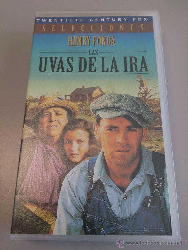 Cine: VHS LAS UVAS DE LA IRA - Foto 1