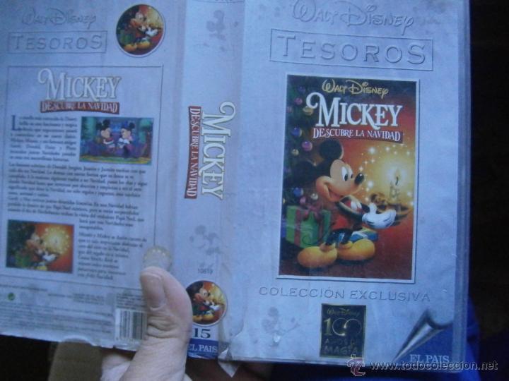 Cine: MICKEY DESCUBRE LA NAVIDAD-VHS(COMPRA MINIMA 10EURO---)