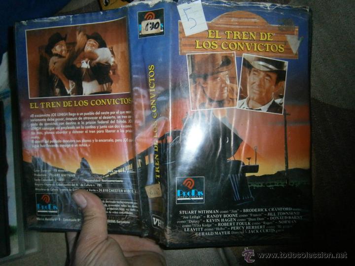 Cine: EL TREN DE LOS CONVICTOS-VHS(COMPRA MINIMA 10 EURO---)