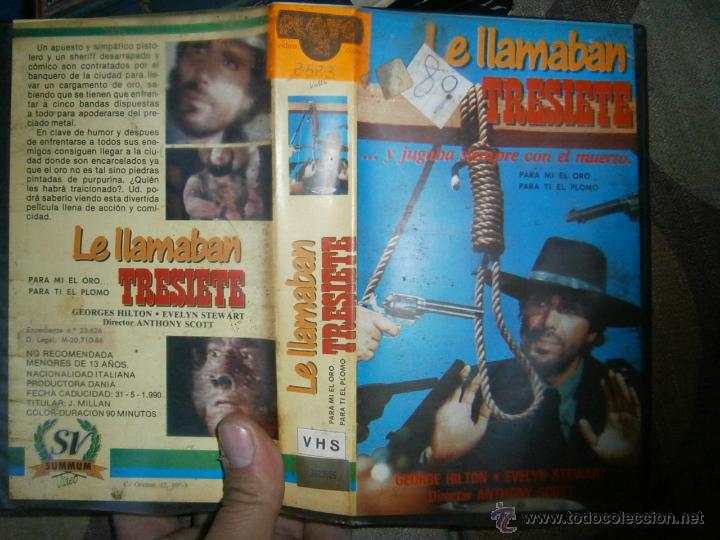 Cine: LE LLAMABAN TRESIETE-VHS