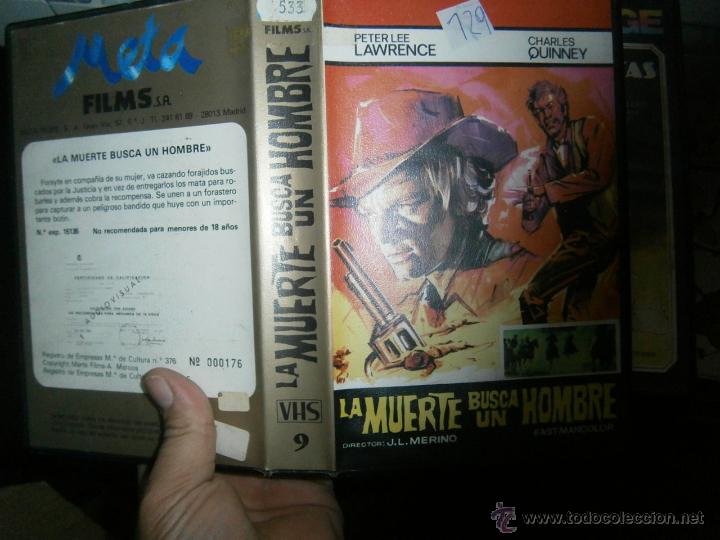 Cine: LA MUERTE BUSCA UN HOMBRE-VHS
