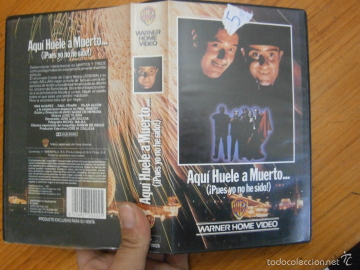 Cine: AQUI HUELE A MUERTO.. &iexcl;&iexcl;PUES YO NO E SIDO !!-VHS(COMPRA MINIMA 10 EURO--)