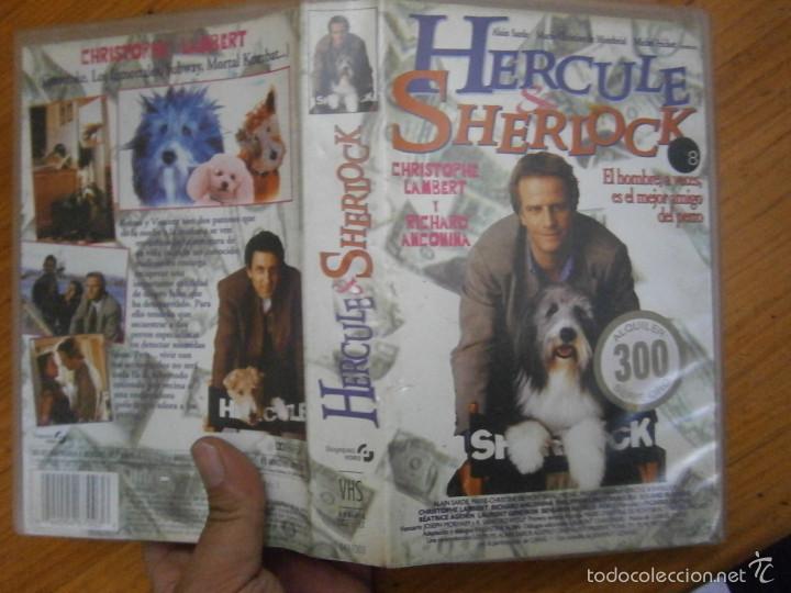 Cine: HECULE Y SHERLOCK-VHS(COMPRA MINIMA 10 EURO--)