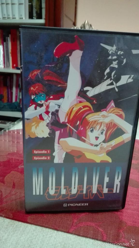 Cine: VHS-MANGA MOLDIVER EPISODIOS 1 Y 2 NO PROBADA