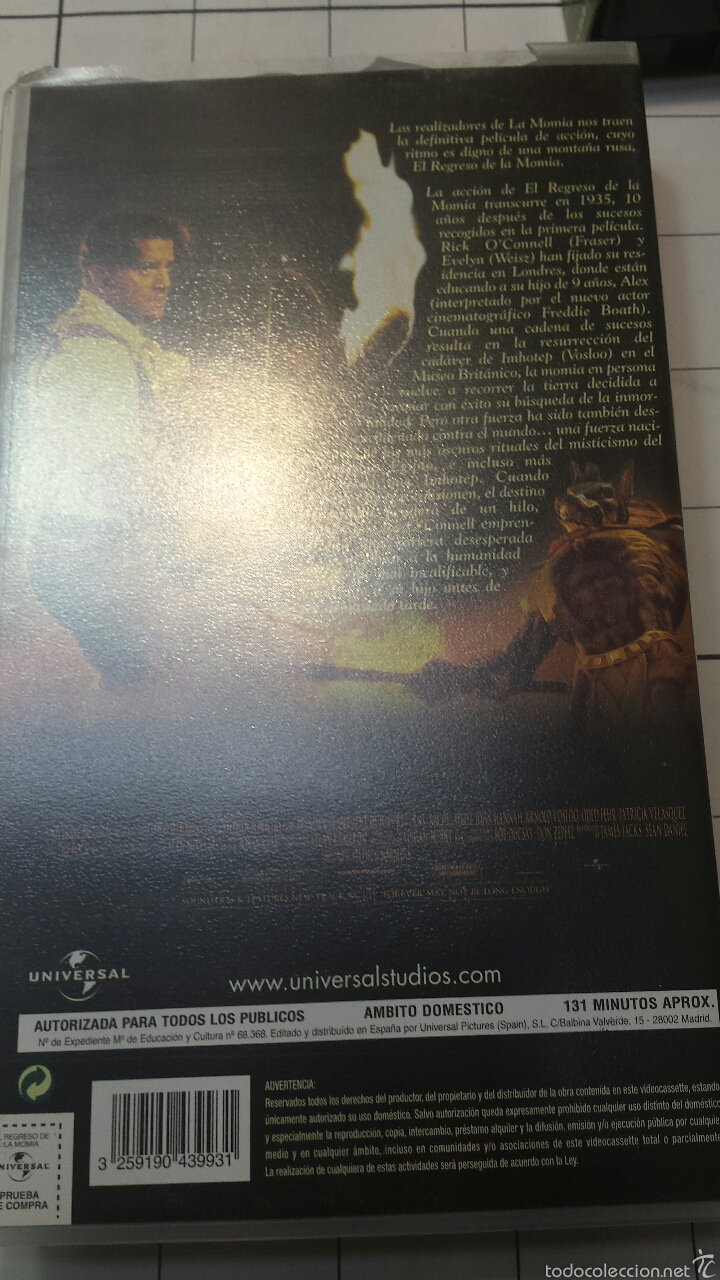 Cine: Mummy La Momia VHS - Foto 2