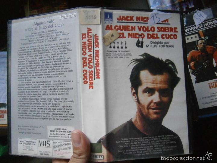 Cinema: ALGUIEN VOLO SOBRE EL NIDO DEL CUCO-VHS (COMPRA MINIMA 10 EUR)