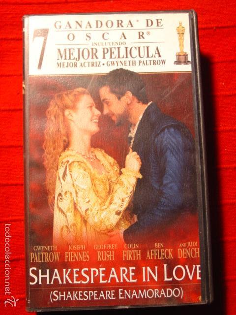 Cine: VHS Shakespeare in Love. Ganadora de 7 Oscars