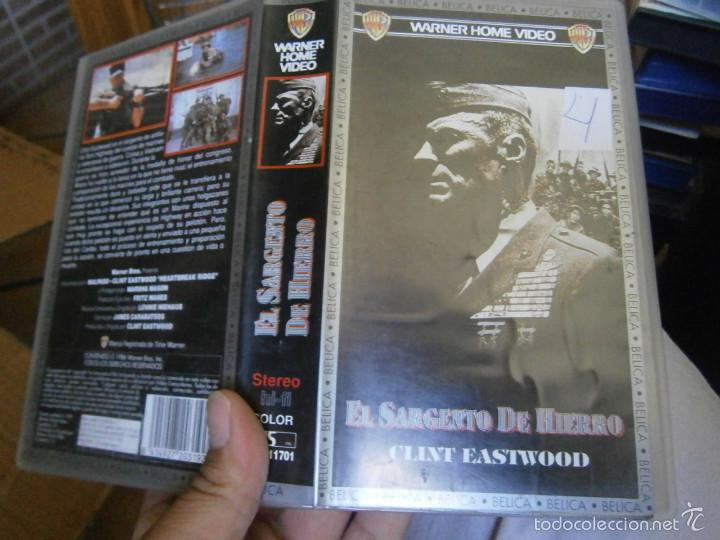 Cinema: EL SARGENTO DE HIERRO-VHS(COMPRA MINIMA 10 EUR---)