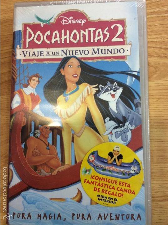 vhs pocahontas 2, viaje a un nuevo mundo disn Comprar