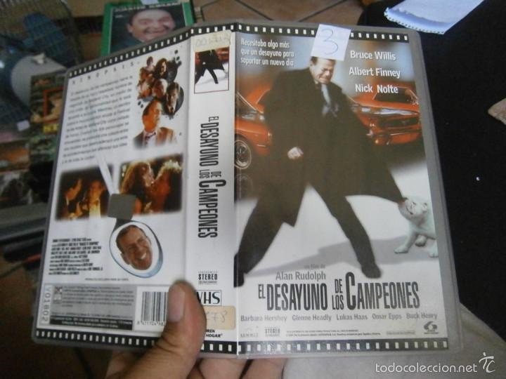 Cinema: EL DESAYUNO DE LOS CAMPEONES-VHS(COMPRA MINIMA 10 EUR---)
