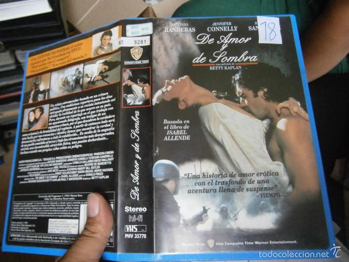 Cinema: DE AMOR Y DE SOMBRA-VHS(COMPRA MINIMA 10 EUR-)