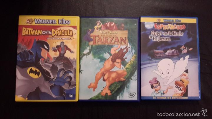 tres películas dvd. batman contra dracula, tarz - Buy VHS movies on  todocoleccion