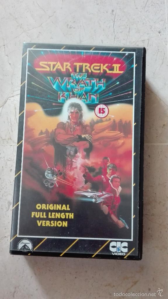 Cine: VHS-STAR TREK II ORIGINAL FULL LENGTH VERSION INGLES