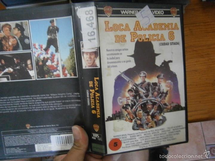 Kino: LOCA ACADEMIA DE POLICIA 6-VHS(COMPRA MINIMA 10 EURO--)