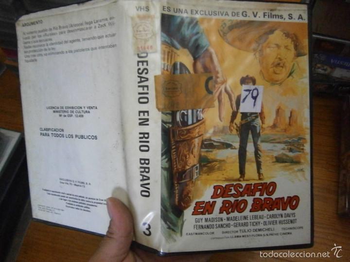Kino: DESAFIO EN RIO BRAVO-VHS(COMPRA MINIMA 10 EURO--)