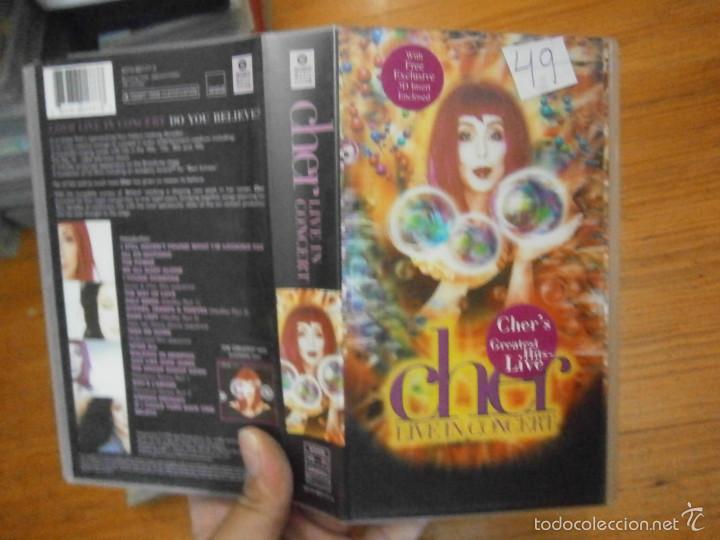 Kino: CHER LIVEIN IN CONCERT-VHS(COMPRA MINIMA 10 EUR)