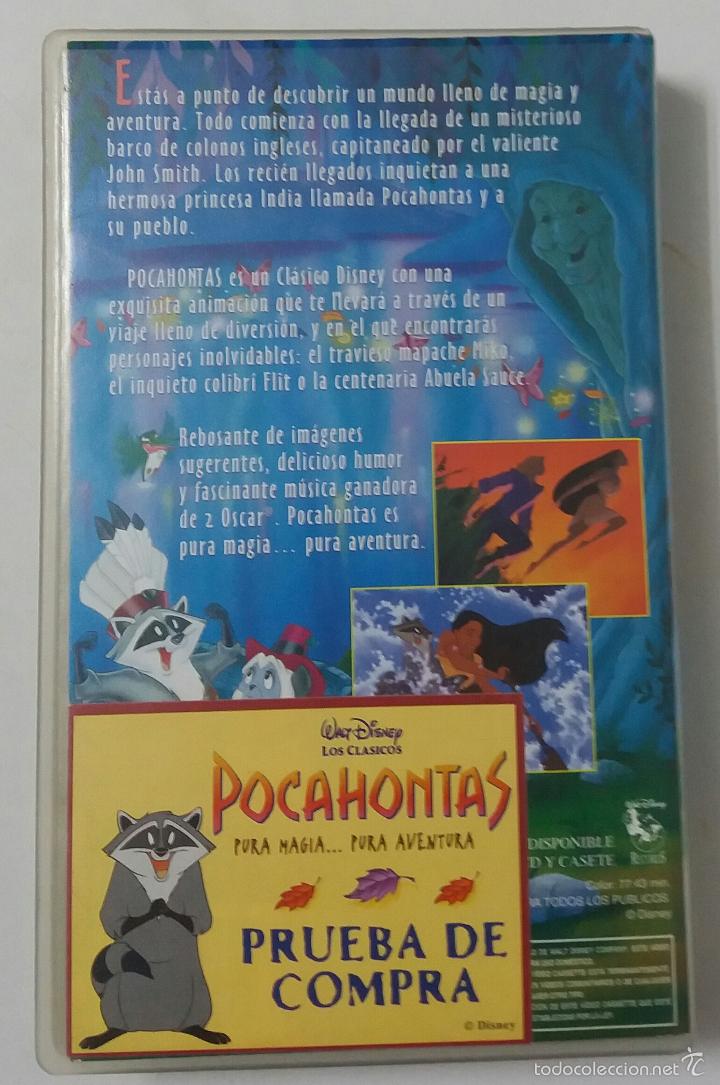 Cine: POCAHONTAS     VIDEO DE VHS - Foto 2