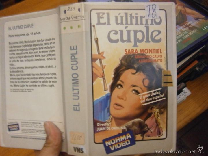 Cine: EL ULTIMO CUPLE-VHS - Foto 1