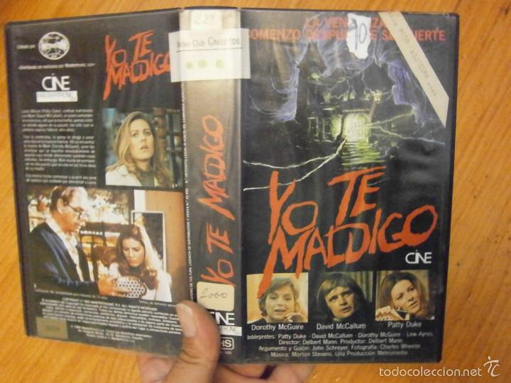 Cinema: YO TE MALDIGO-VHS(COMPRA MINIMA 10 EURO--)