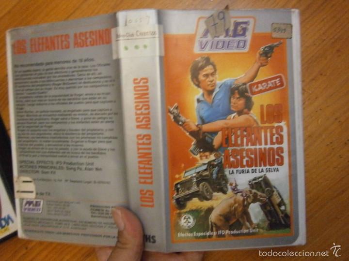 Cinema: LOS ELEFANTES ASESINOS -VHS