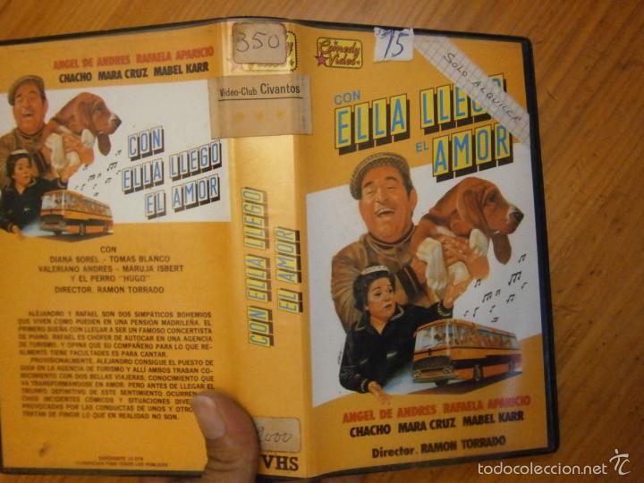 Cinema: CON ELLA LLEGO EL AMOR-VHS