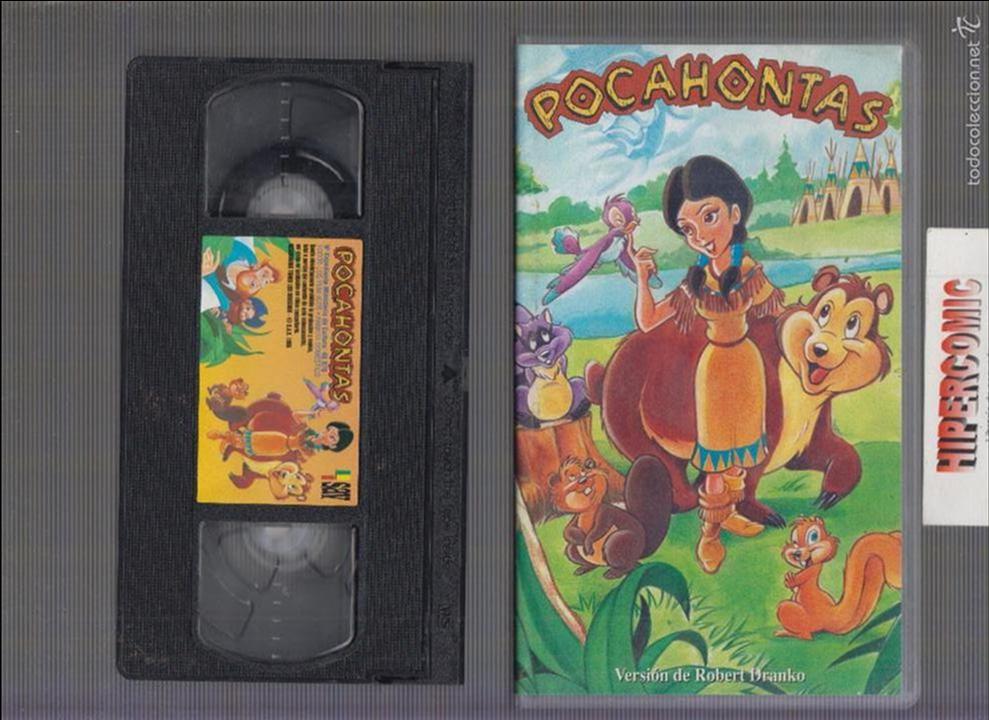 Cine: VHS . POCAHONTAS, VERSION DE ROBERT DRANKO - Foto 1