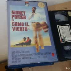 Cinéma: COMO EL VIENTO- VHS- SIDNEY POITIER- 1 EDICION CAJA GORDA. Lote 60687339