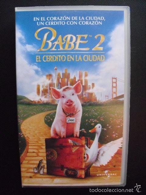 Kino: BABE 2. EL CERDITO EN LA CIUDAD. UNIVERSAL, A&Ntilde;O 2000. VHS.