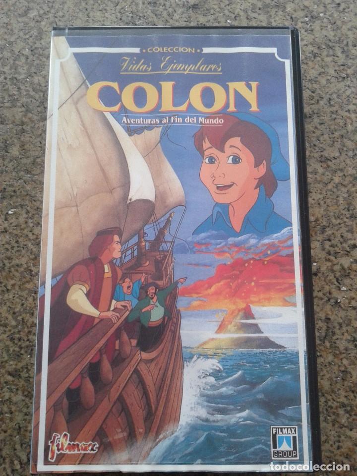 Cinema: VHS -- COLON, AVENTURAS AL FIN DEL MUNDO -- COLECCION VIDAS EJEMPLARES -- FILMAX --