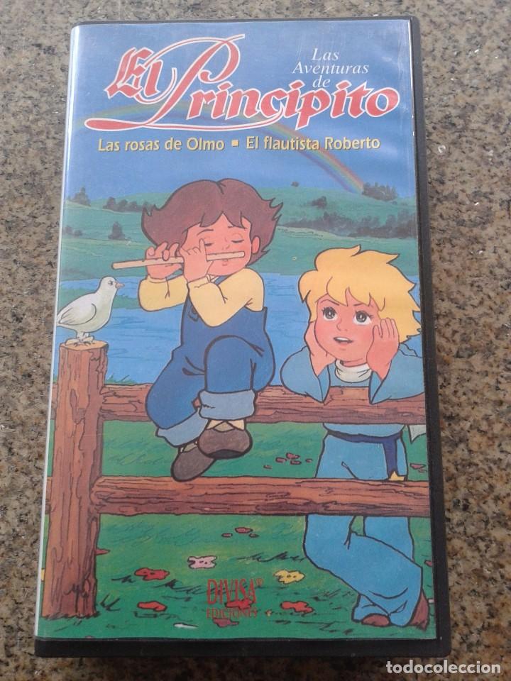 Cine: VHS -- LAS AVENTURAS DE EL PRINCIPITO - N&ordm; 12 -- LAS ROSAS DEL OLMO Y EL FLAUTISTA ROBERTO --