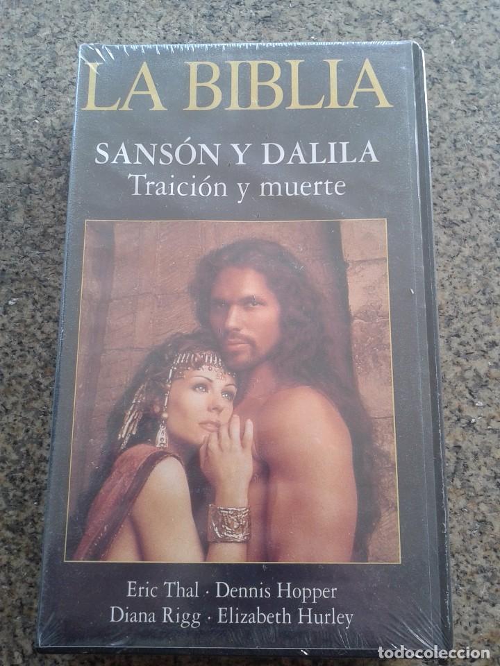 Cine: VHS -- LA BIBLIA -- SANSON Y DALILA - TRAICION Y MUERTE -- NUEVA - PRECINTADA --