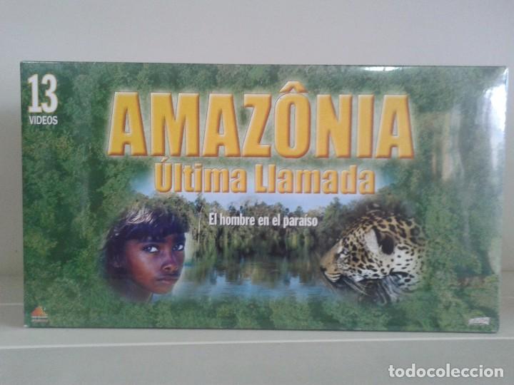Cine: VHS -- AMAZONIA ULTIMA LLAMADA - EL HOMBRE EN EL PARAISO -- 13 VIDEOS - COMPLETA - NUEVA --