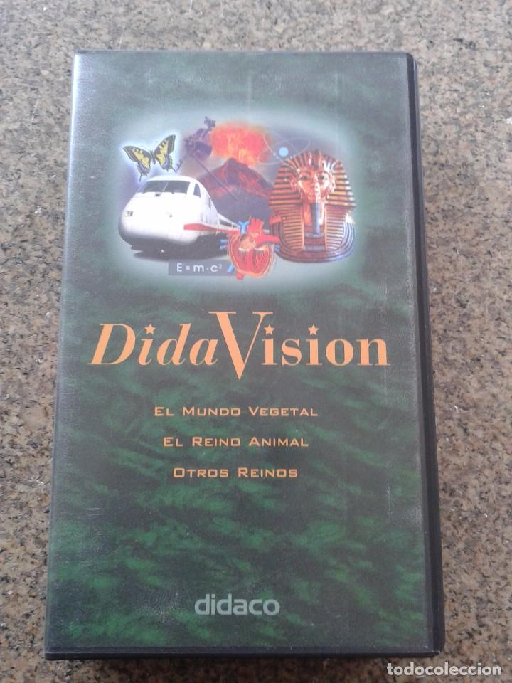 Kino: VHS -- DIVA VISION -- EL MUNDO VEGETAL, EL REINO ANIMAL Y OTROS MUNDOS -- DIDACO --