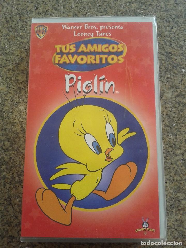 Cine: VHS -- TUS AMIGOS FAVORITOS -- PIOLIN -- WARNER BROS --