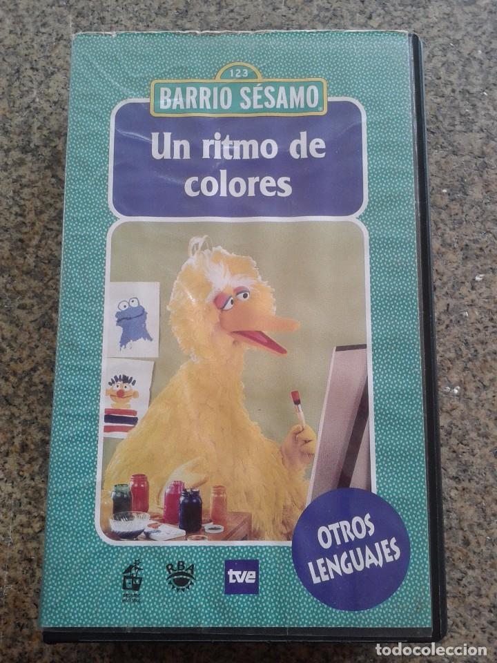 Cine: VHS -- BARRIO SESAMO - N&ordm; 29 -- UN RITMO DE COLORES --