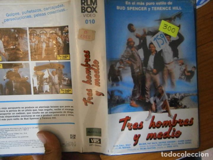 Cine: TRES HOMBRES Y MEDIO-VHS